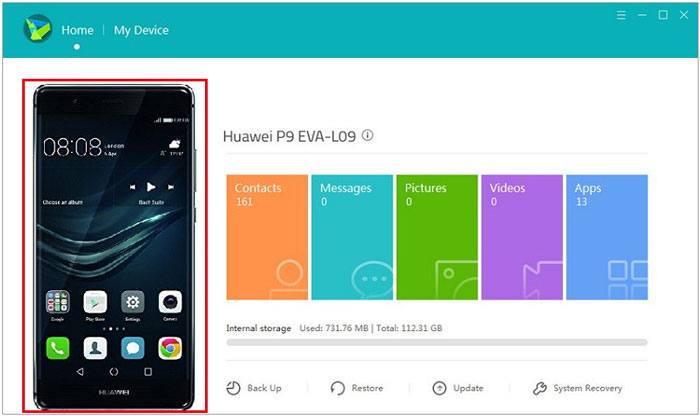 huawei screen mirroring via huawei hisuite