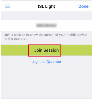 remotely manage iphone via isl light