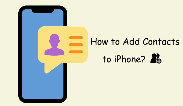 add contacts to iphone