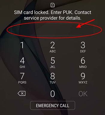 unlock sim lock with puk code