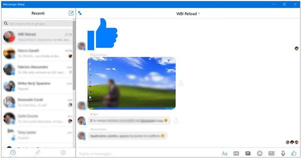 manually back up messenger messages