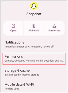 allow snapchat to access location when you use it