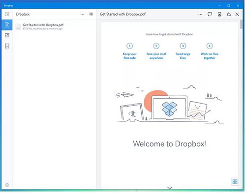 open dropbox on your computer