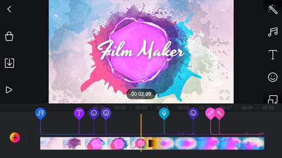 alter the brightness of your video on android via filmmaker pro