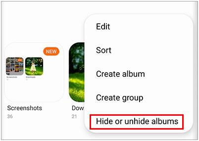 how to view hidden photos on android