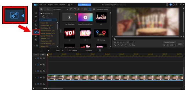 create pip videos with powerdirector