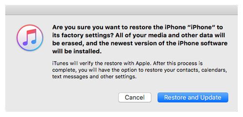 restore iphone to ios 15 via itunes recovery mode