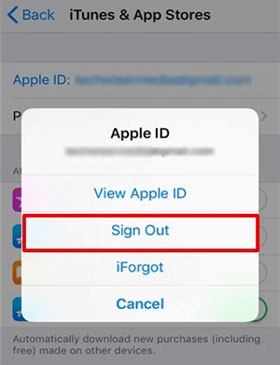 sign out from app store on iphone to fix iphone issues