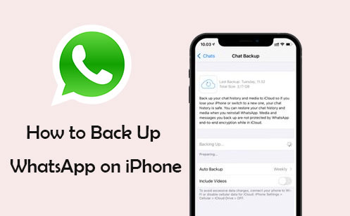 backup whatsapp on iphone