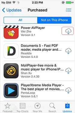 choose not on this iphone