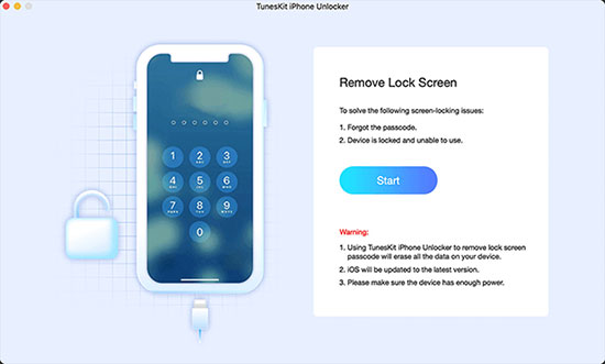 tuneskit iphone unlocker