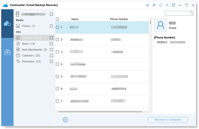 how to restore contacts from icloud using icloud backup recovery