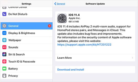 update ipad os to exit headphone mode