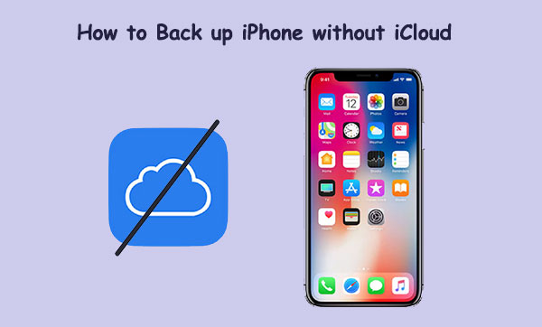 back up iphone without icloud
