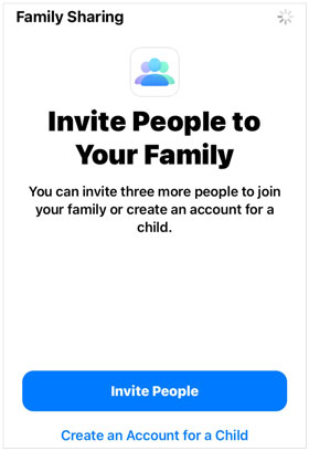 share icloud storage with family