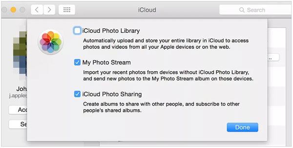 how to transfer pictures from iphone to computer without usb via icloud on mac