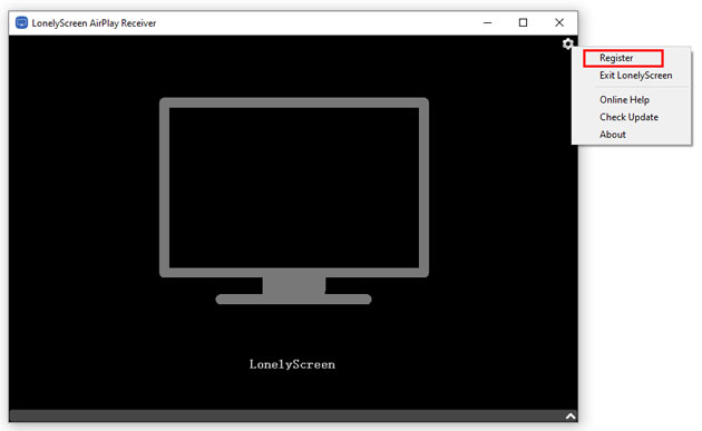 register lonelyscreen