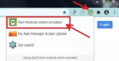run online emulator to run android apps on pc