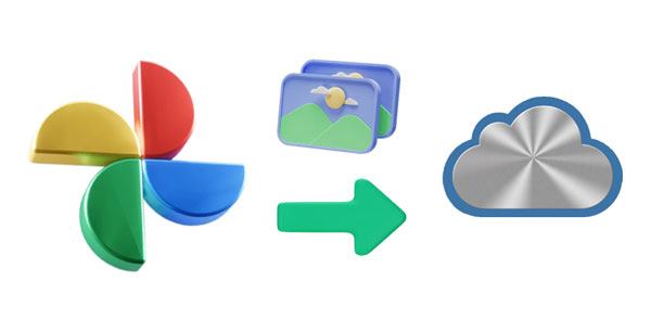 transfer google photos to icloud