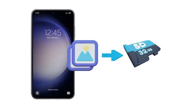 how to move pictures to sd card on android