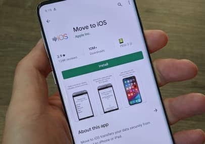 move to ios app on android