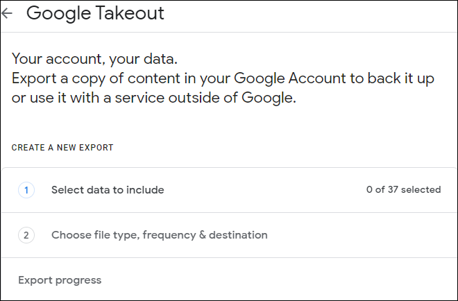 select the data you want to download