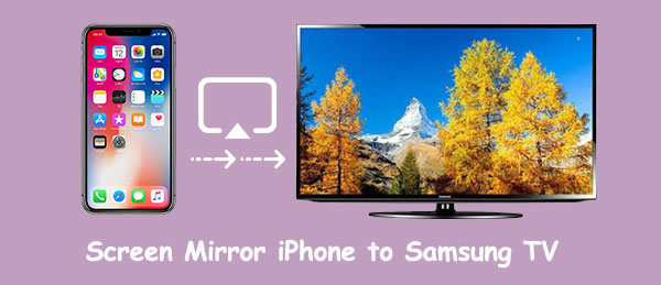 how to screen mirror iphone to samsung tv