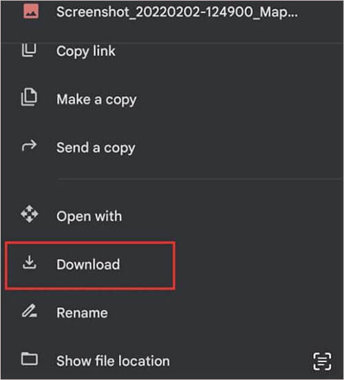 download photos from google drive