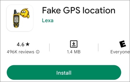 download fake gps in play store