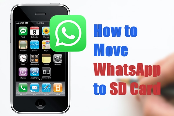 a photo saying how to change whatsapp storage to sd card