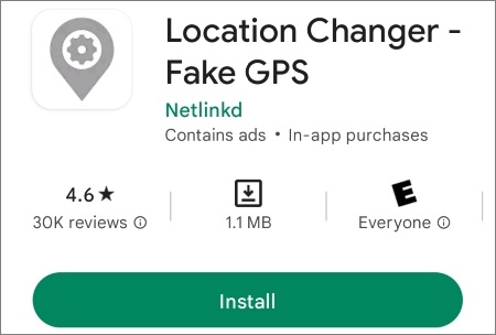 download location changer from google play store