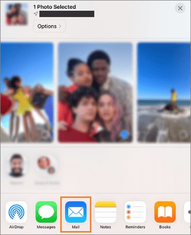 how to transfer pictures from iphone to pc wirelessly via email