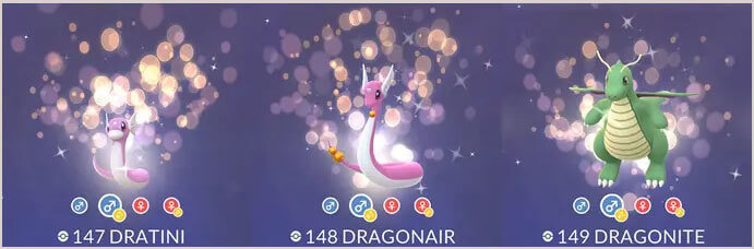 how does shiny dragonite evolve