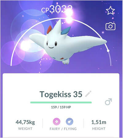 togkiss in Pokémon go