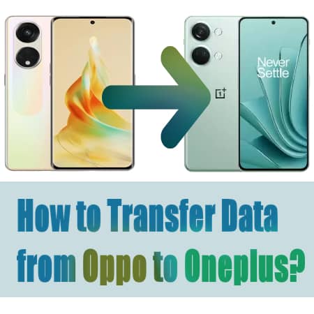 a photo says how to transfer data from oppo to oneplus