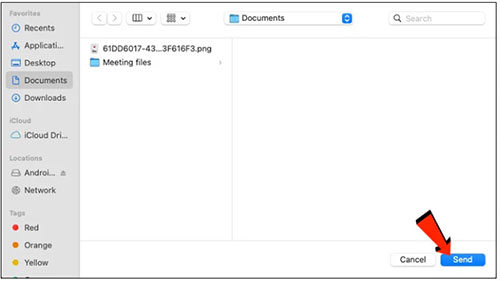 send files from mac to android