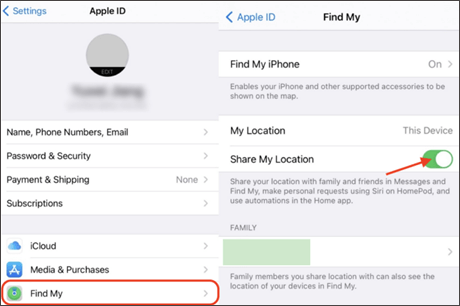 disable find my iphone to fix iphone restore not working
