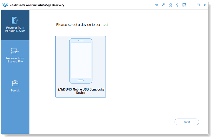 use whatsapp recovery to back up whatsapp data