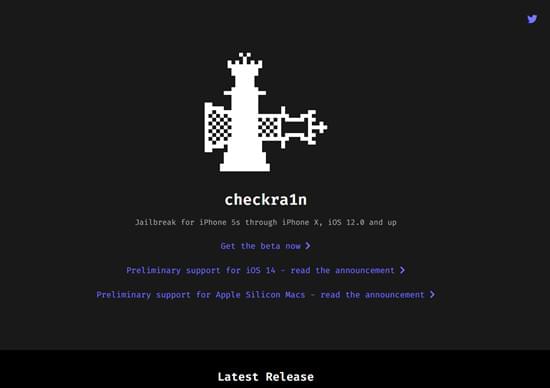 the interface of checkra1n