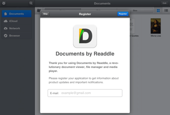 documents by readdle main ui