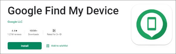 download google find my device app