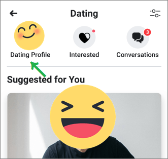 edit facebook dating profile