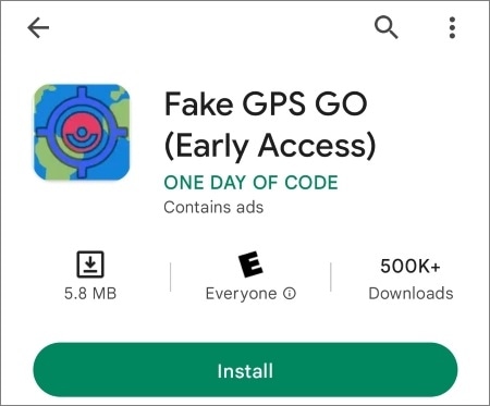 download fake gps go from play store
