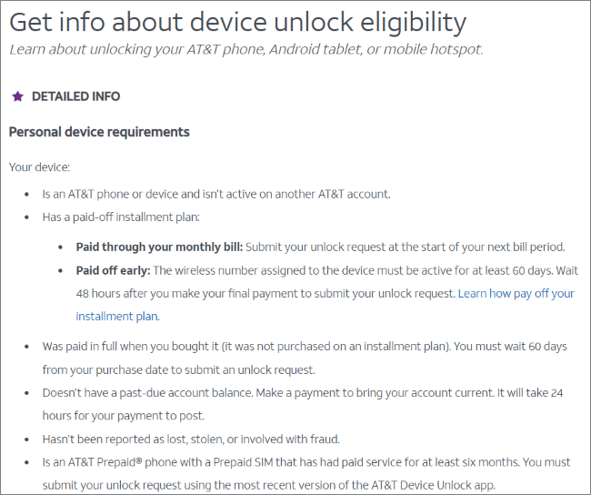 att unlock eligibility