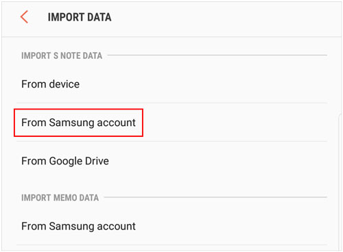 transfer notes to another phone with samsung cloud