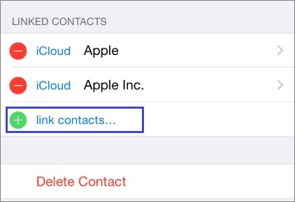 如何使用链接联系人消除 iPhone 中的重复联系人