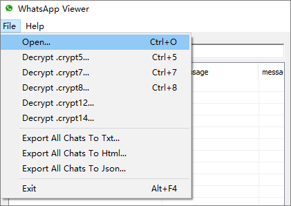 open a file in whatsapp viewer