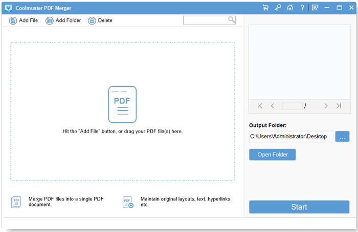 import all the PDF files you want to merge into the program