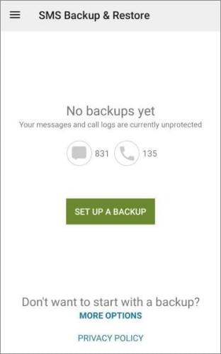 SMS バックアップと復元を使用して、ある電話から別の電話にテキスト メッセージを転送する方法