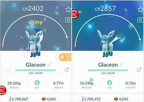 shiny glaceon